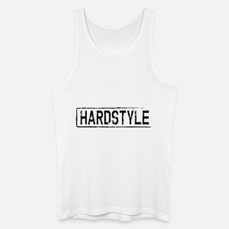 hardrock - Männer Bio Tank Top - Weiß