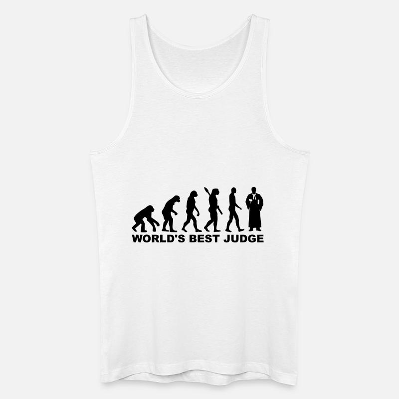 Richter - Männer Bio Tank Top - Weiß