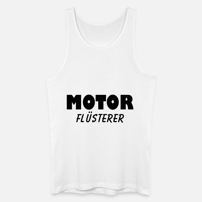 motor flüsterer - Männer Bio Tank Top - Weiß