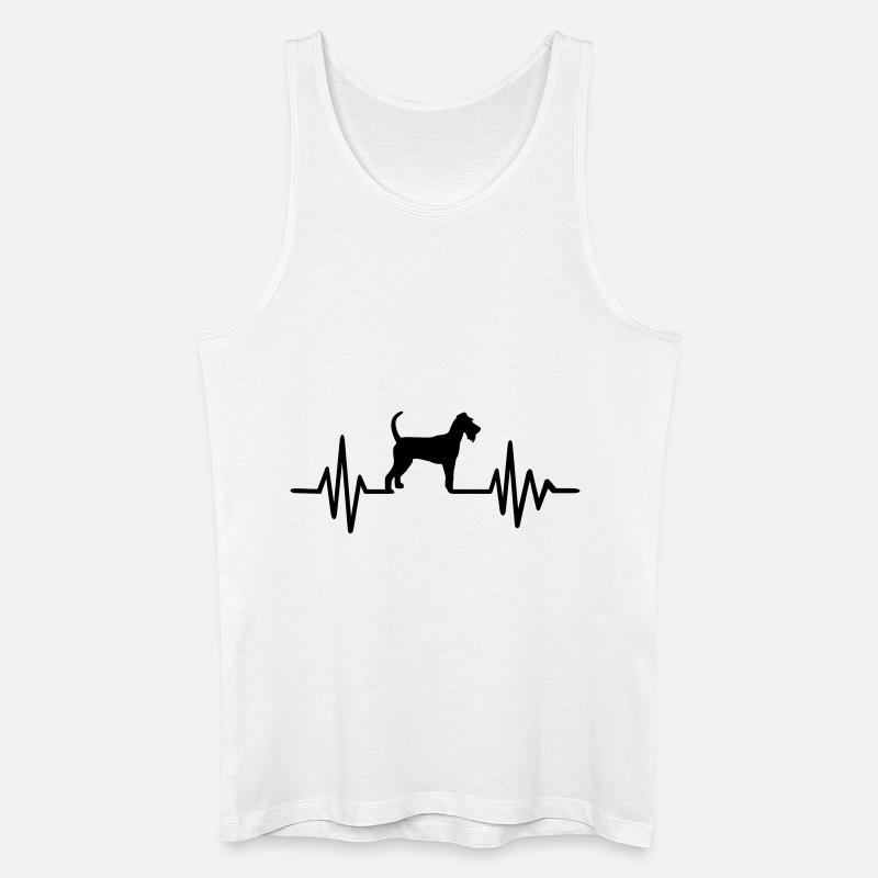 Irish Terrier - Männer Bio Tank Top - Weiß
