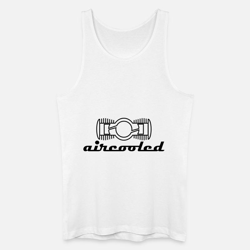 aircooled - Männer Bio Tank Top - Weiß