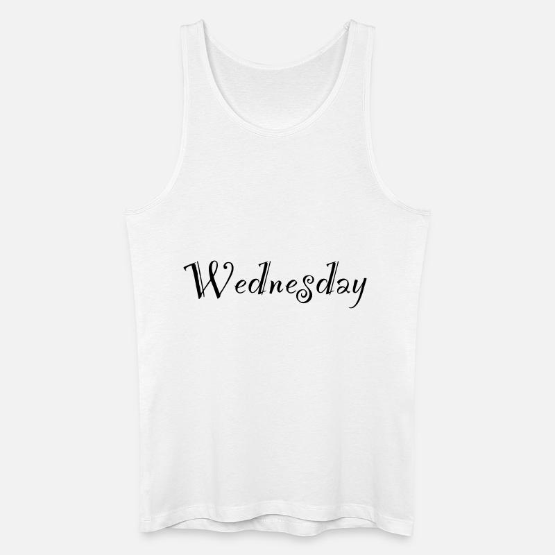 Wednesday - Männer Bio Tank Top - Weiß
