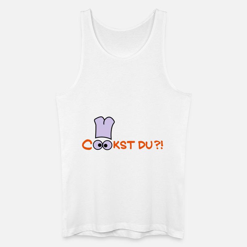 Cook st Du? - Männer Bio Tank Top - Weiß