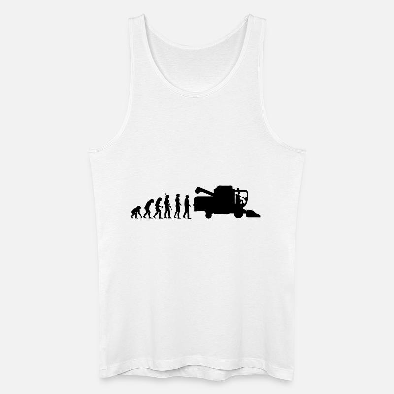 evolution_thresher_g1 - Men’s Organic Tank Top - white