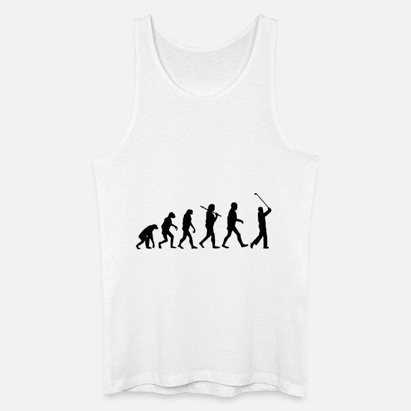 evolution Golf - Men’s Organic Tank Top - white