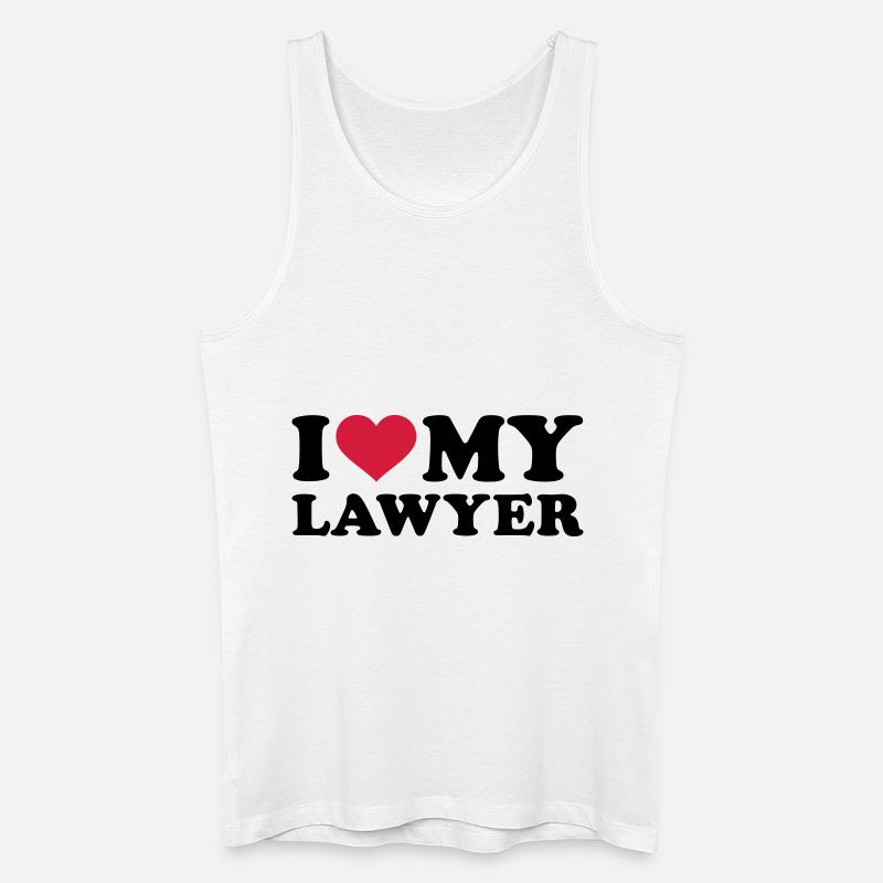 Anwalt - Männer Bio Tank Top - Weiß
