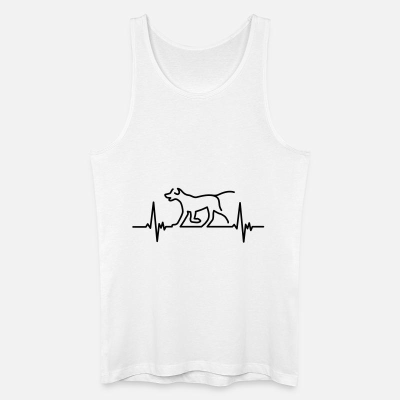 hunde - Männer Bio Tank Top - Weiß
