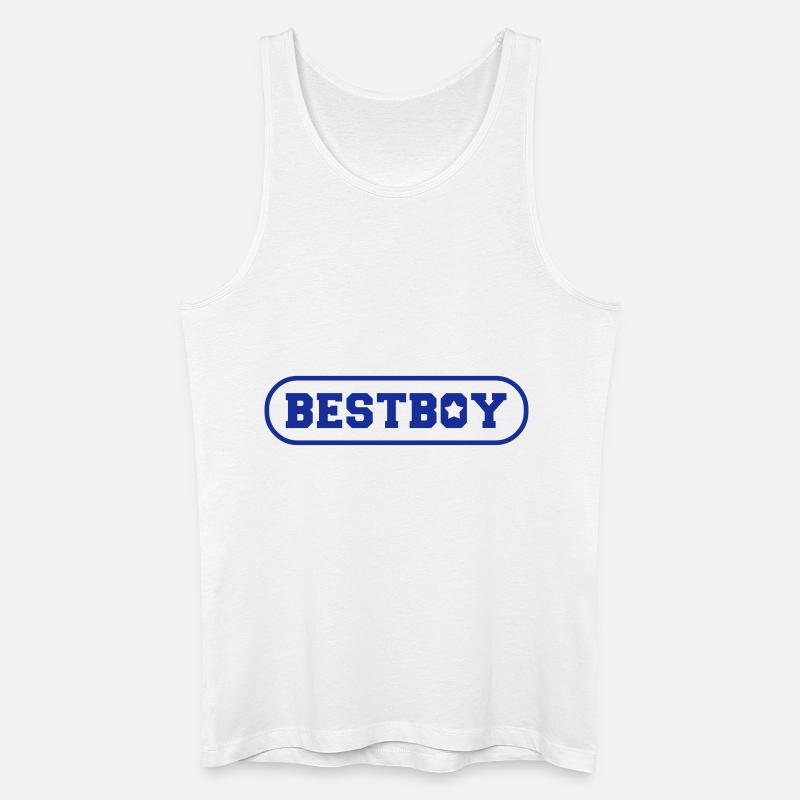 bestboy - Männer Bio Tank Top - Weiß