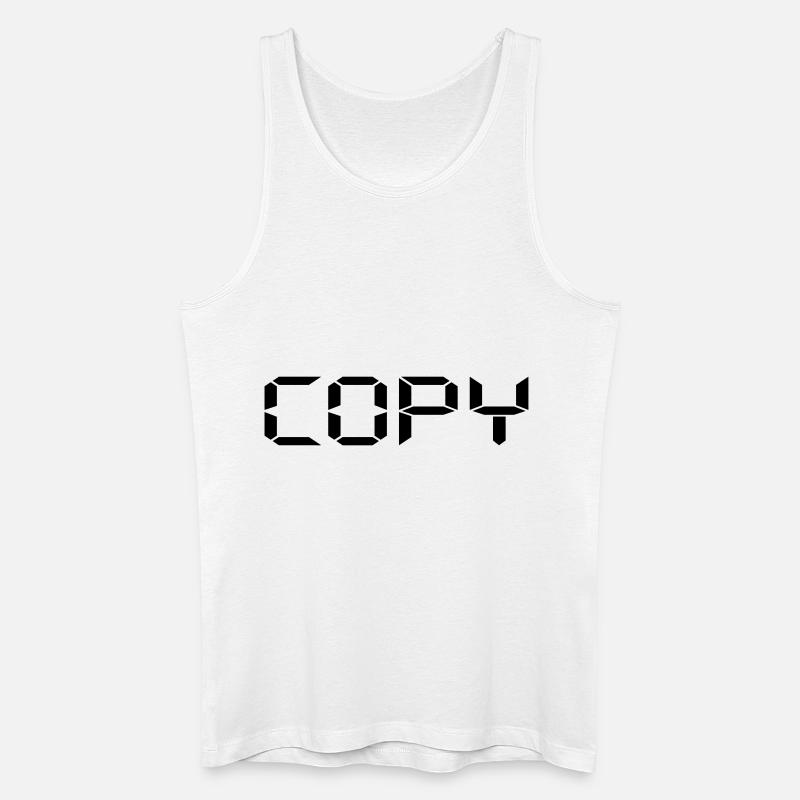 Copy - Copy and Paste - Men’s Organic Tank Top - white