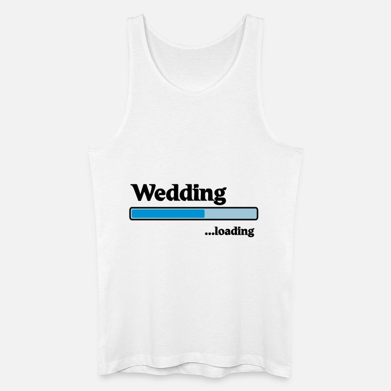 Wedding loading - Männer Bio Tank Top - Weiß