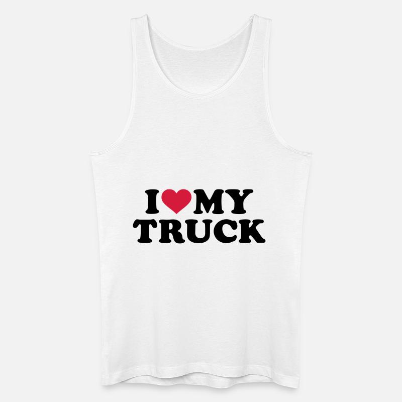 LKW - Männer Bio Tank Top - Weiß