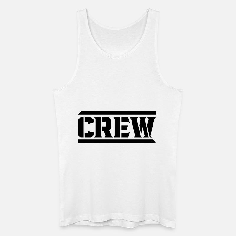 Crew - Männer Bio Tank Top - Weiß