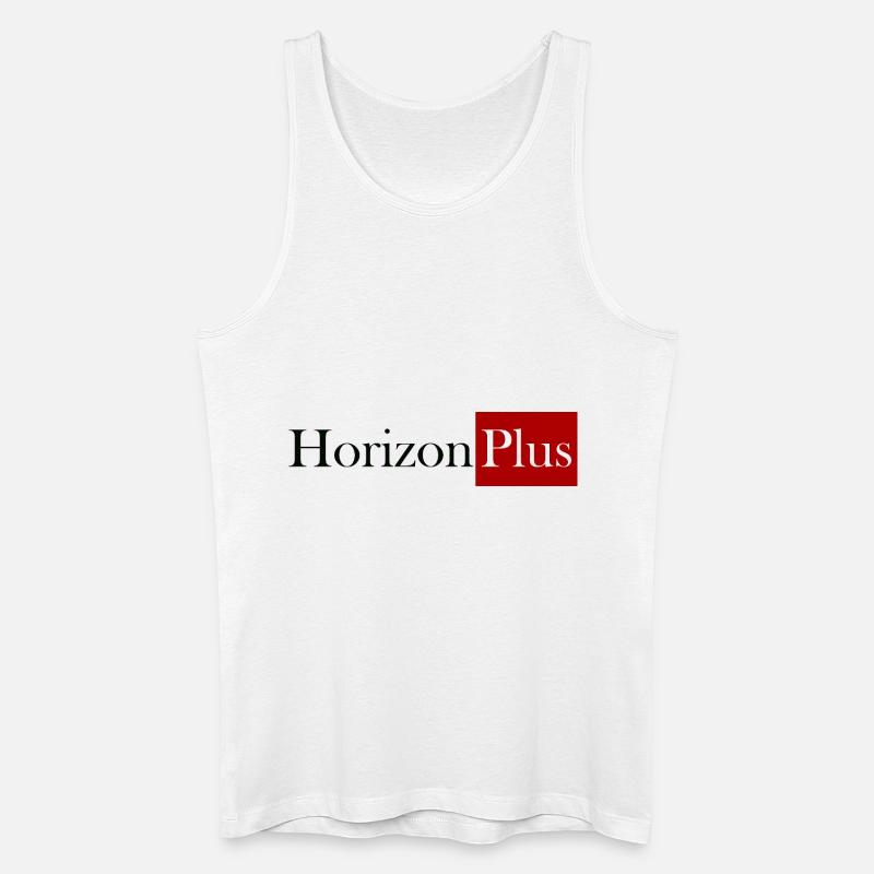 Horizont Plus - Männer Bio Tank Top - Weiß