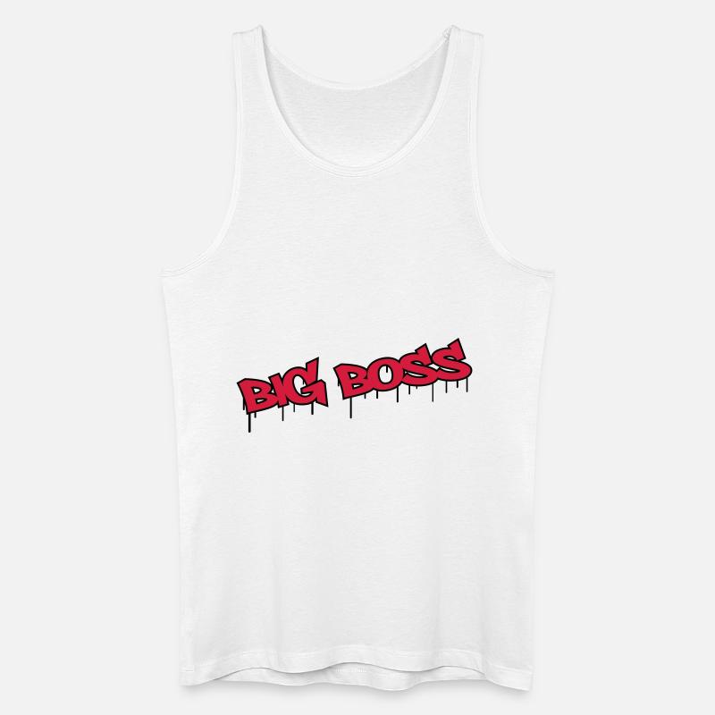 Big Boss - Männer Bio Tank Top - Weiß