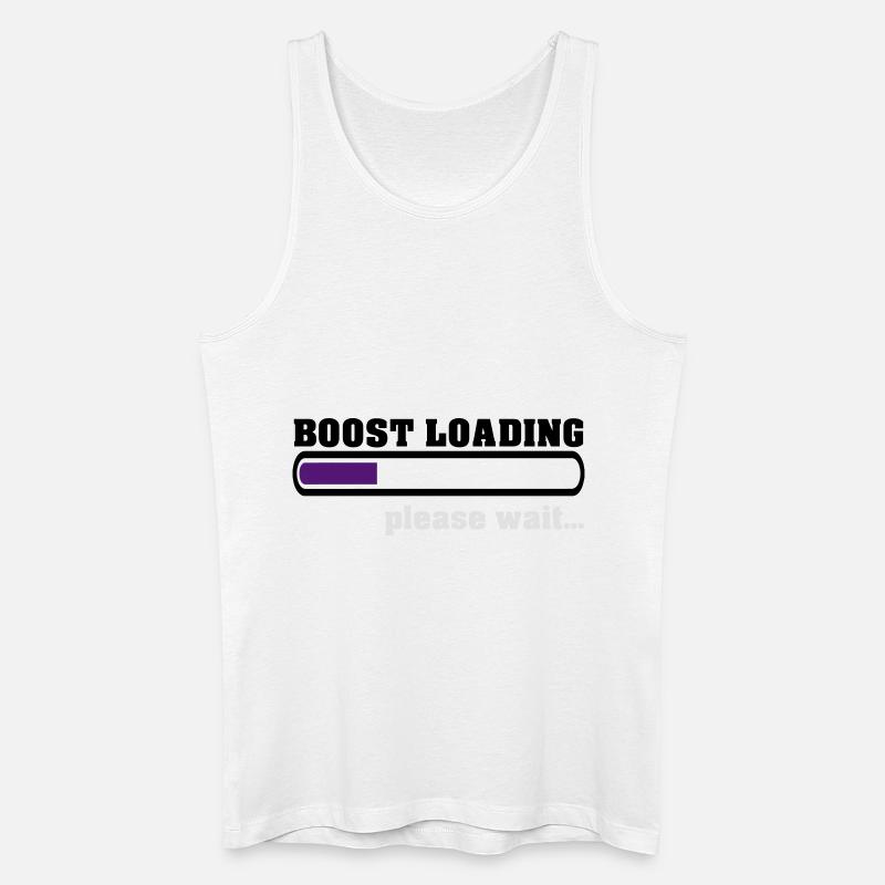 Boost Loading Please Wait - Männer Bio Tank Top - Weiß