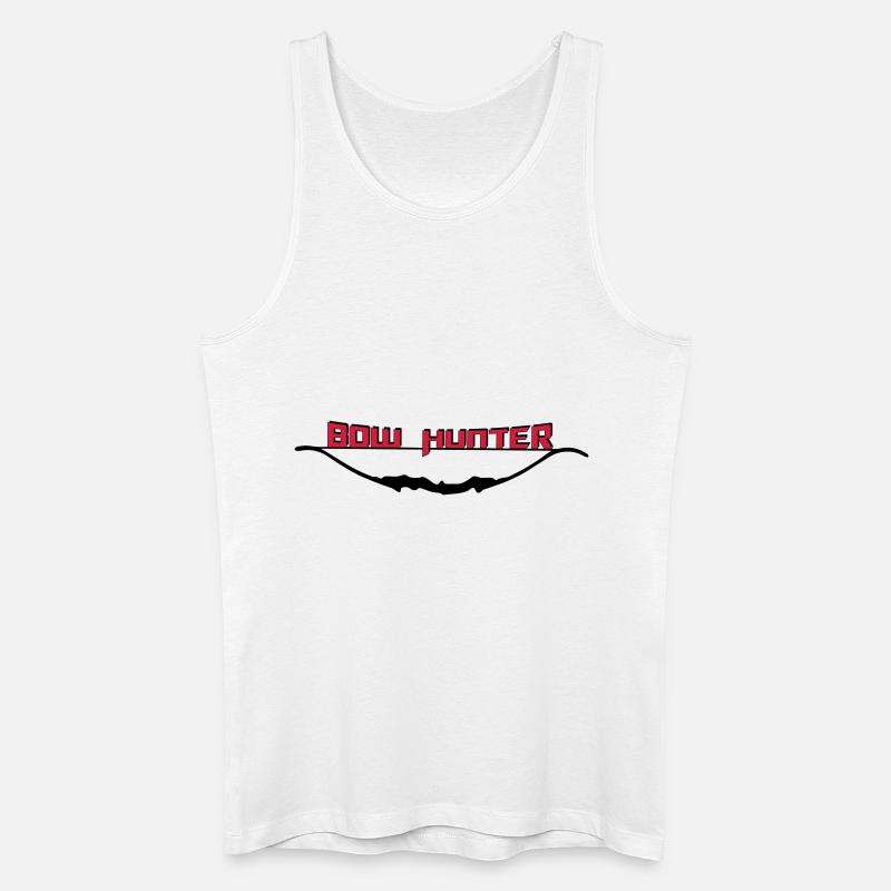 Bow Hunter 2 - Männer Bio Tank Top - Weiß