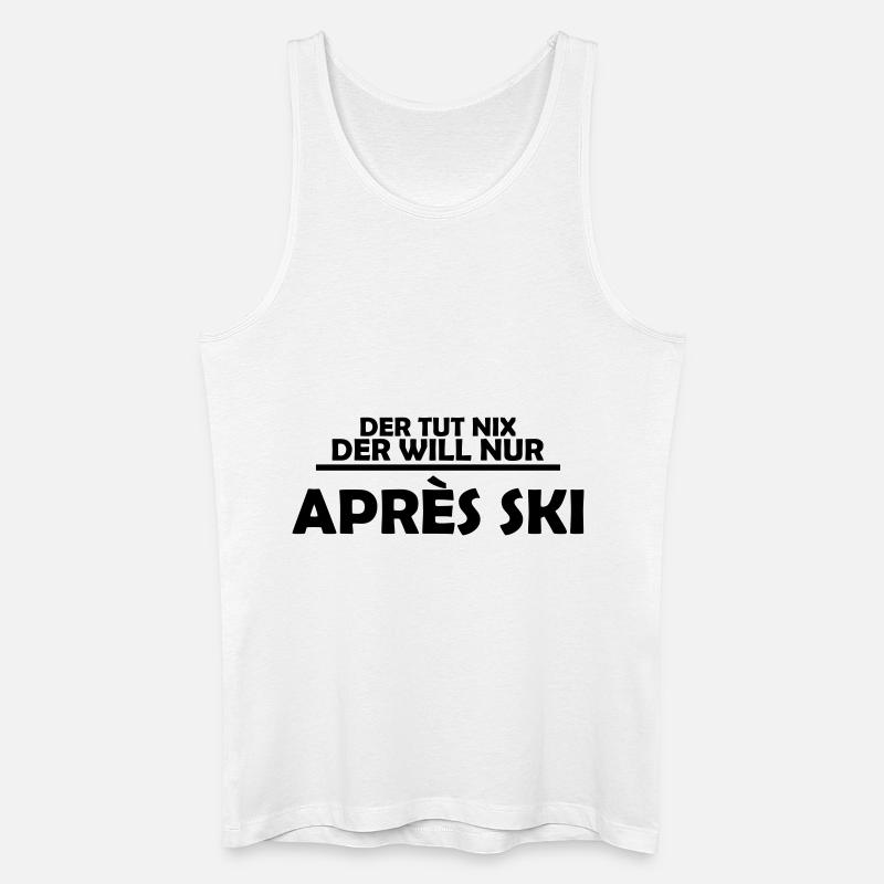 apres ski - Männer Bio Tank Top - Weiß