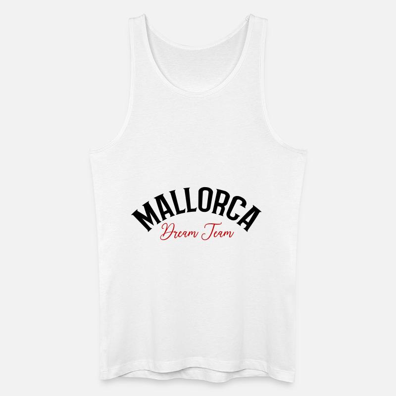 Mallorca Dream Team - Männer Bio Tank Top - Weiß