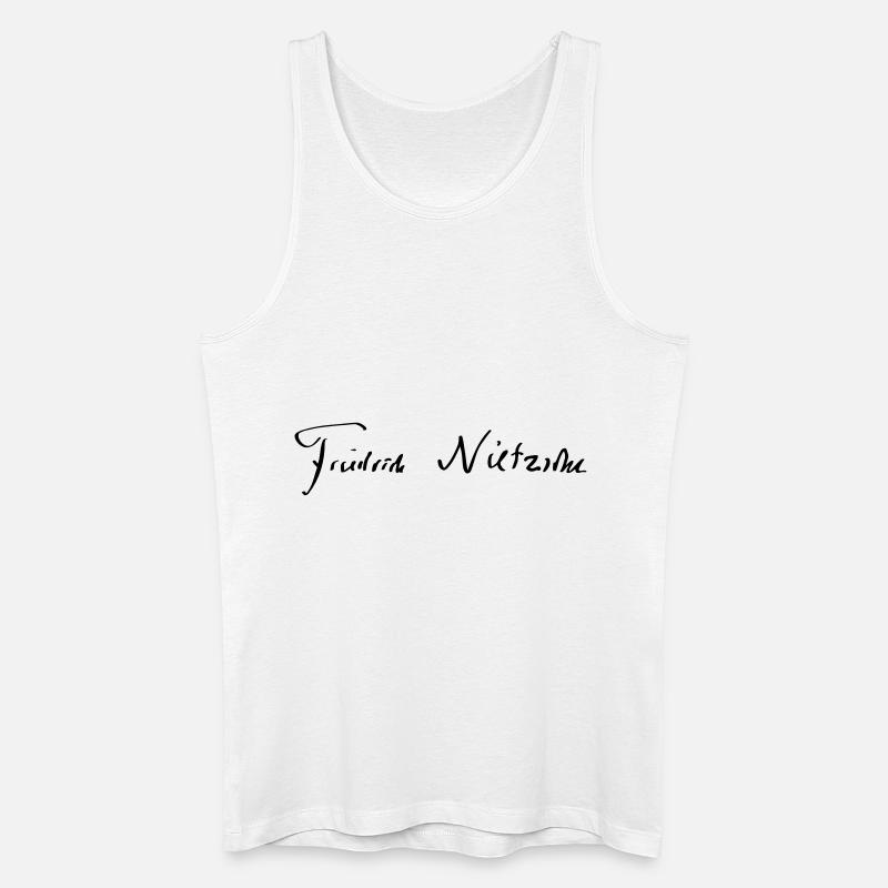 Friedrich Nietzsche - Männer Bio Tank Top - Weiß