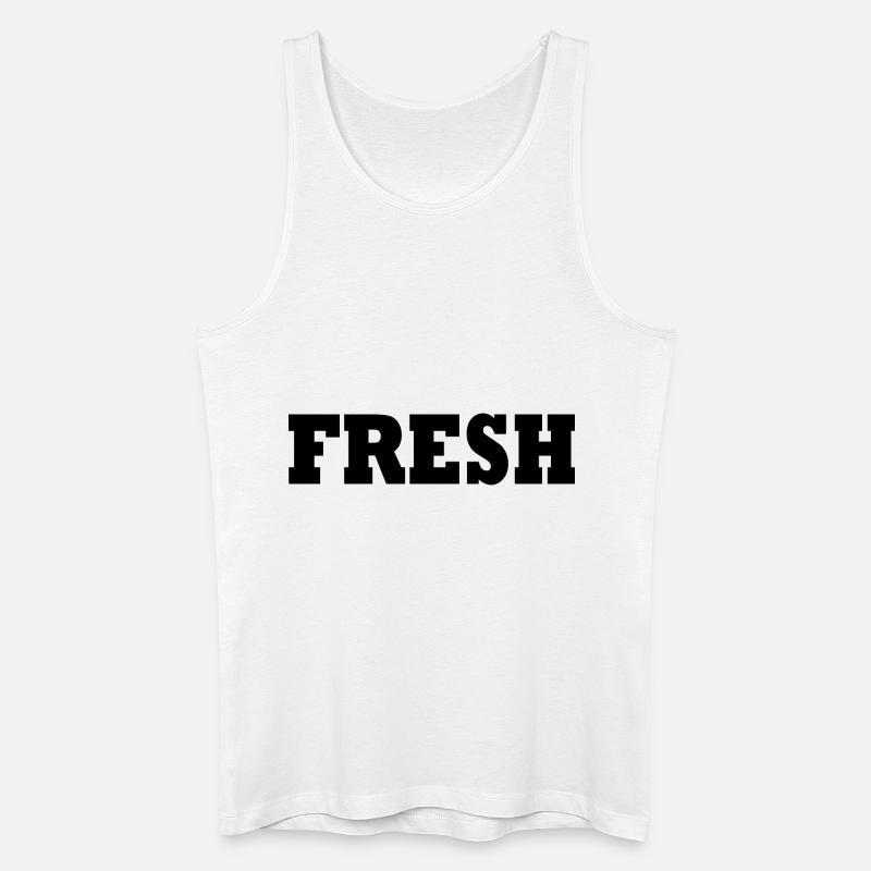 Fresh - Männer Bio Tank Top - Weiß