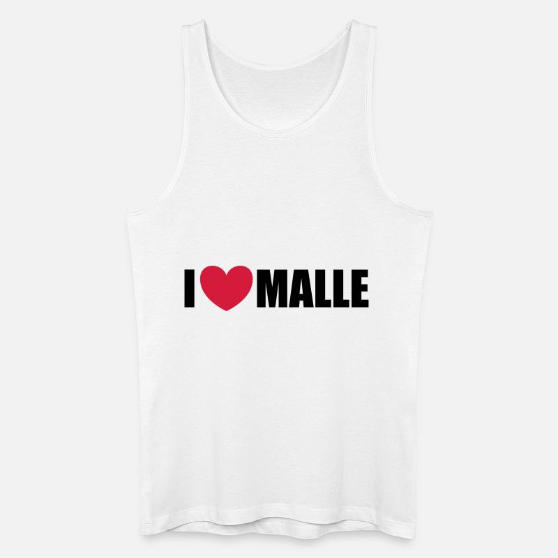 Malle - Männer Bio Tank Top - Weiß