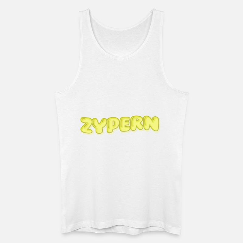 Urlaub Zypern - Männer Bio Tank Top - Weiß