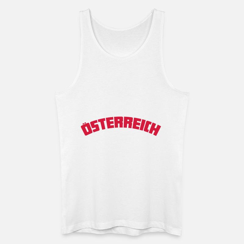 oesterreich - Männer Bio Tank Top - Weiß