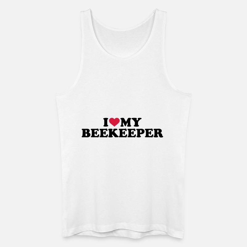 Imker - Männer Bio Tank Top - Weiß