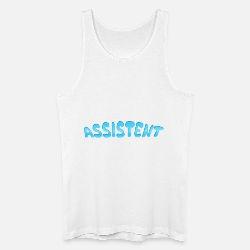 Geschenk für Assistent - Männer Bio Tank Top - Weiß