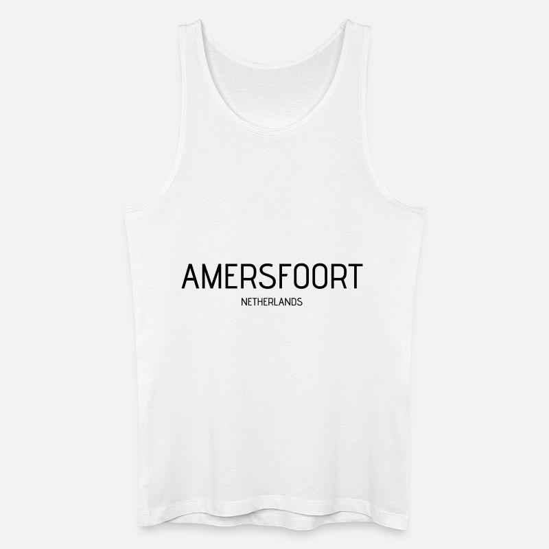 amersfoort - Männer Bio Tank Top - Weiß