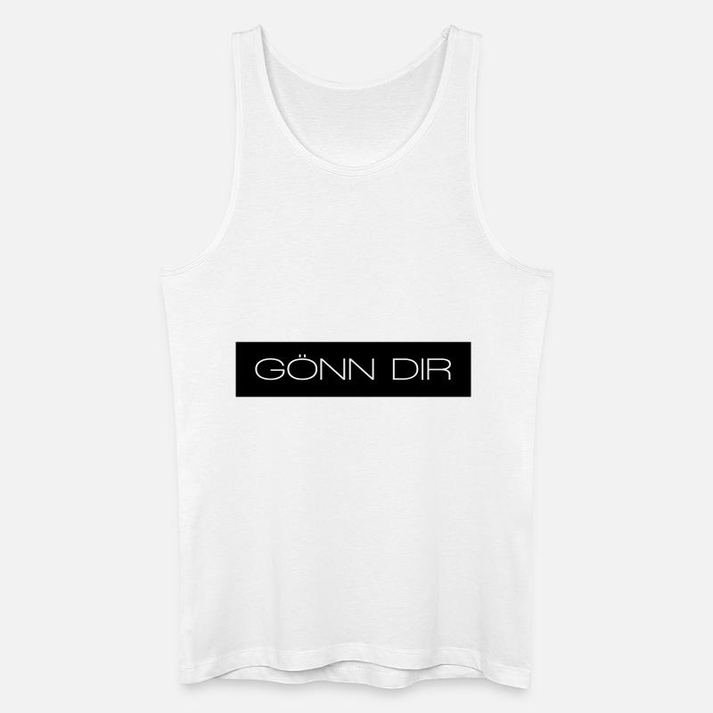 Goenn dir - Männer Bio Tank Top - Weiß