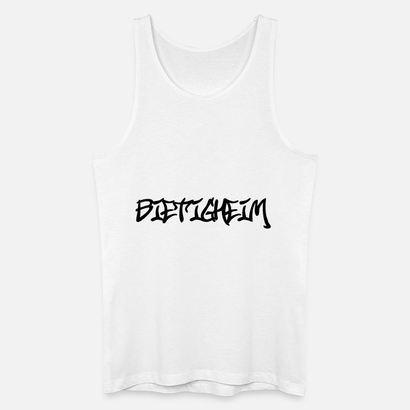Bietigheim Graffiti - Männer Bio Tank Top - Weiß