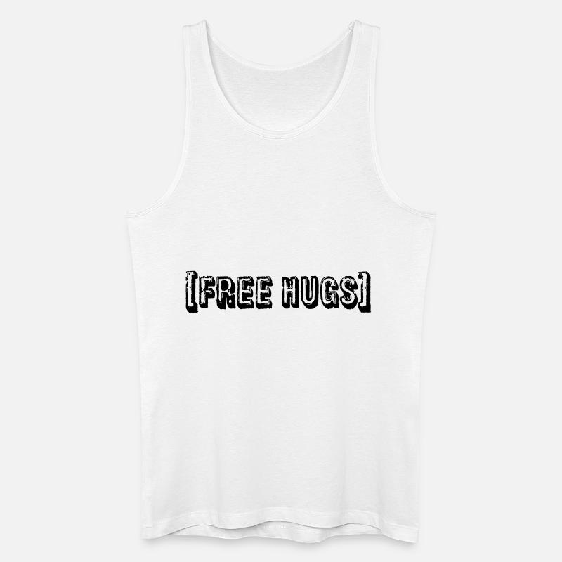 Free Hugs! - Männer Bio Tank Top - Weiß