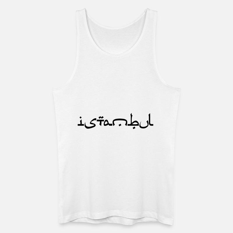 istanbul - Männer Bio Tank Top - Weiß