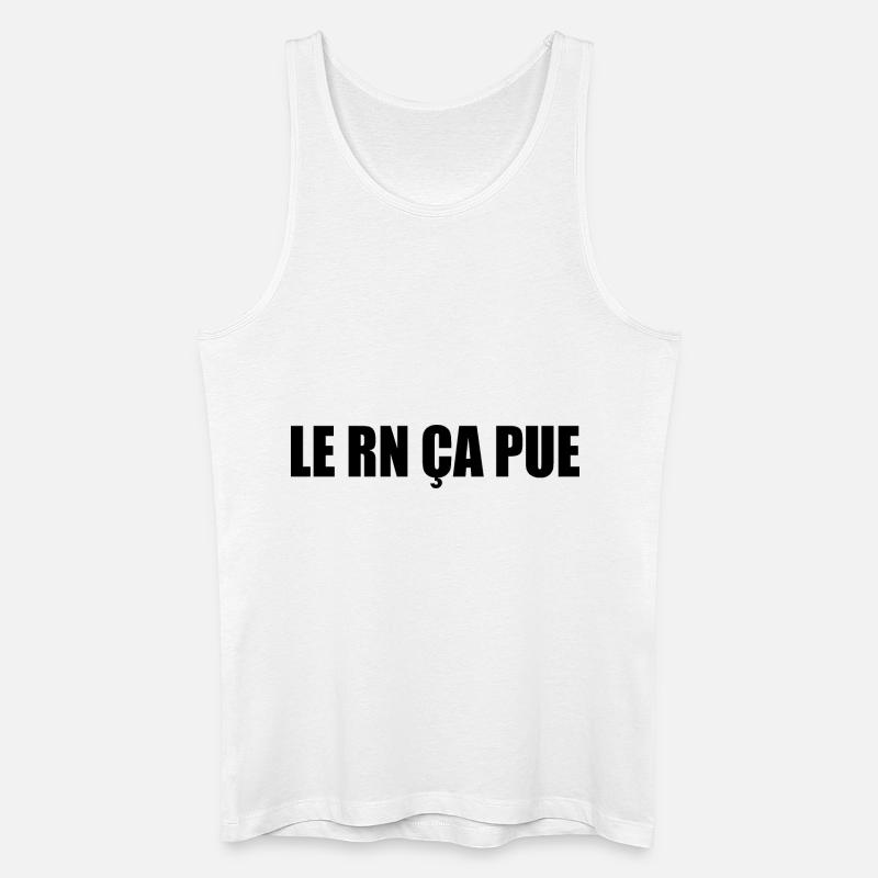 Der RN stinkt - Männer Bio Tank Top - Weiß