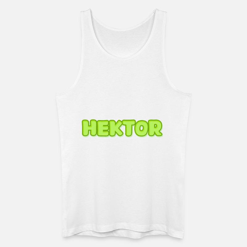 Hektor Hektor - Männer Bio Tank Top - Weiß