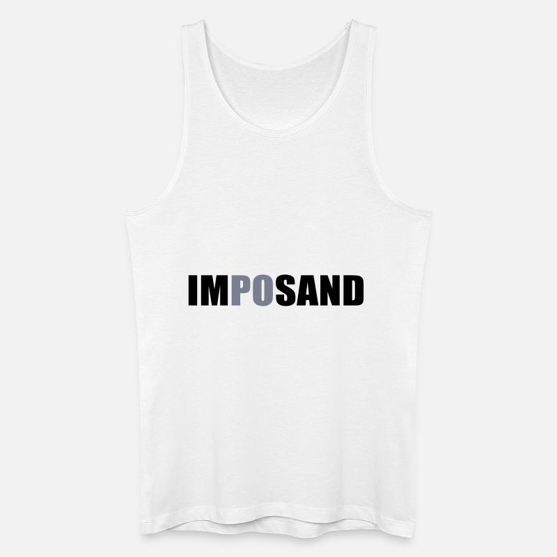 imposand - Männer Bio Tank Top - Weiß