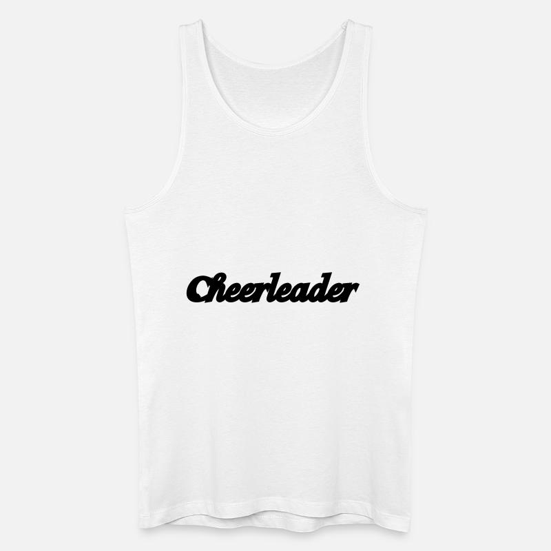 cheerleaderblank - Männer Bio Tank Top - Weiß