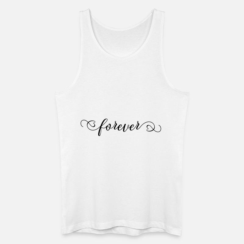 für immer Liebe - Männer Bio Tank Top - Weiß