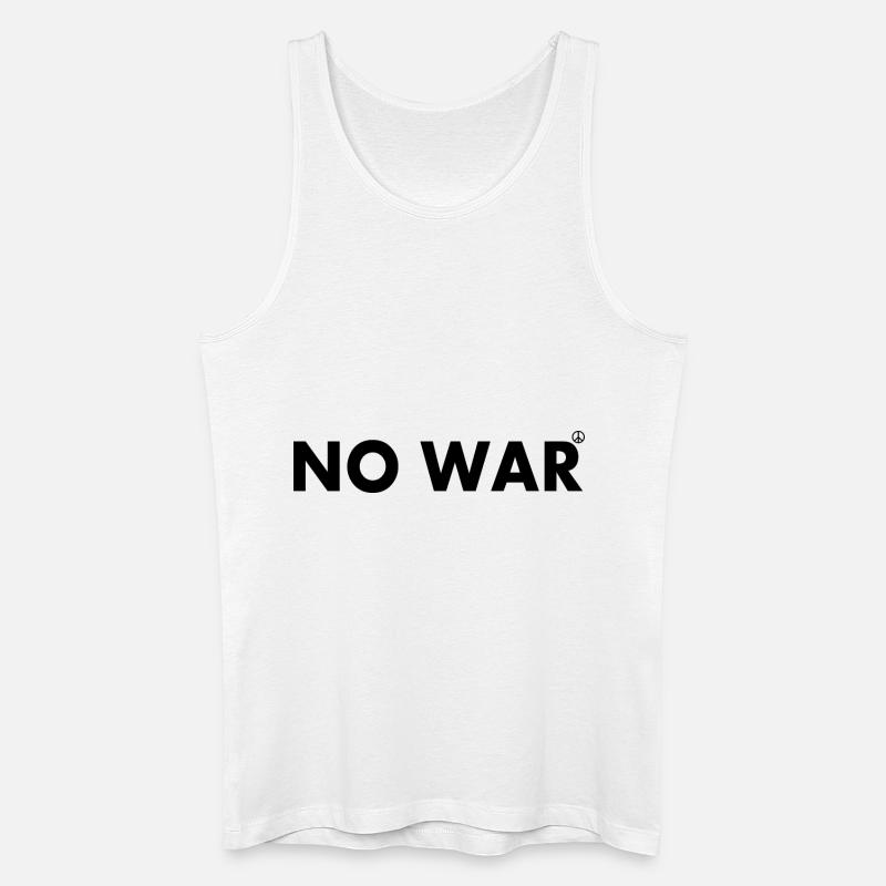 No war - Männer Bio Tank Top - Weiß