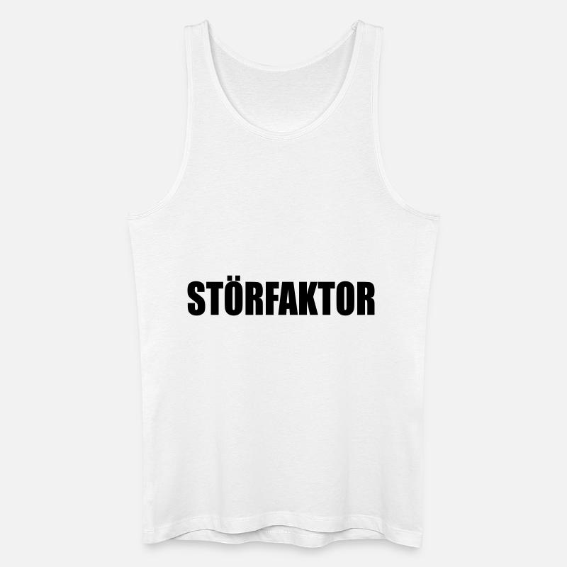 STÖRFAKTOR - Männer Bio Tank Top - Weiß