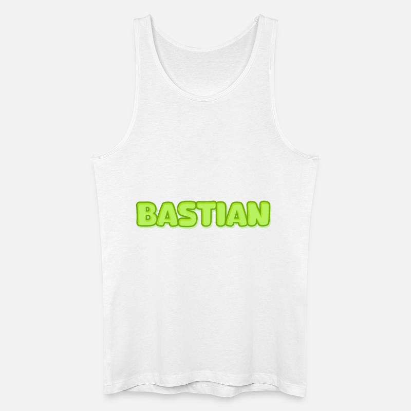 Bastian Bastian - Männer Bio Tank Top - Weiß