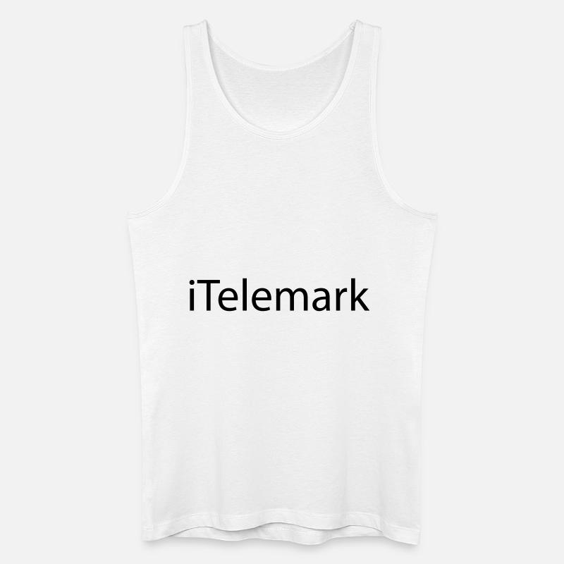 itelemark - Männer Bio Tank Top - Weiß