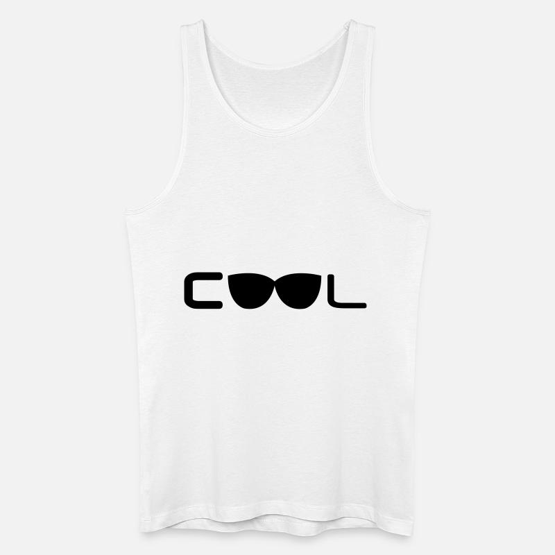 cool - Männer Bio Tank Top - Weiß