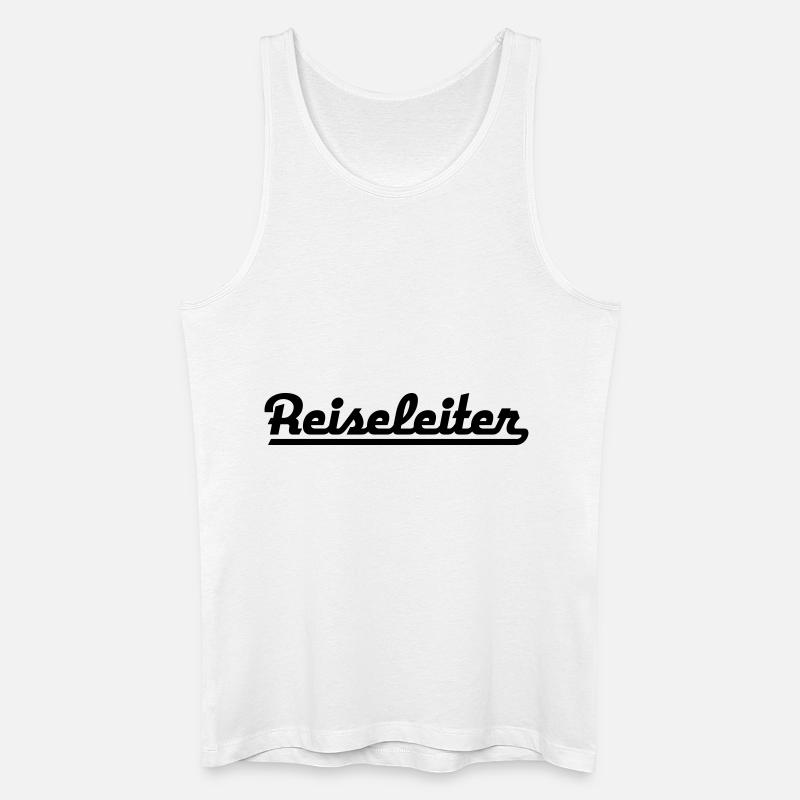 Reiseleiter - Männer Bio Tank Top - Weiß