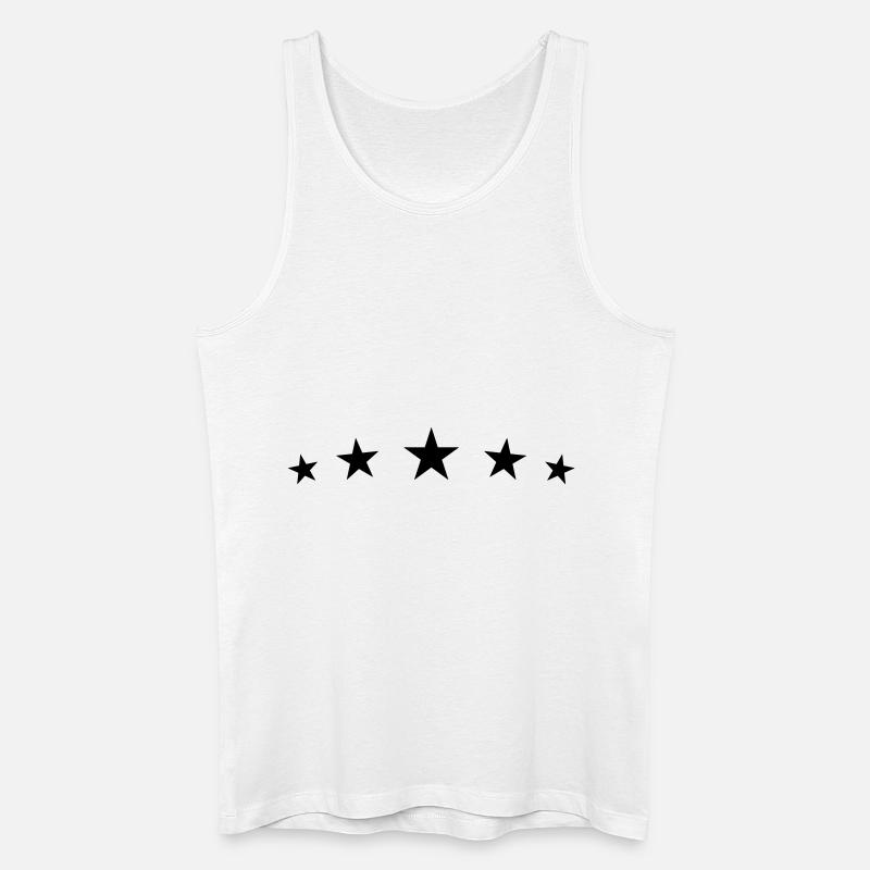 stern bogen - Männer Bio Tank Top - Weiß