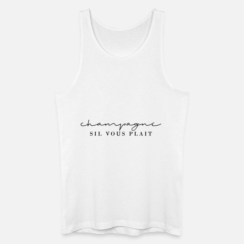 Sil Vous Plait - Männer Bio Tank Top - Weiß