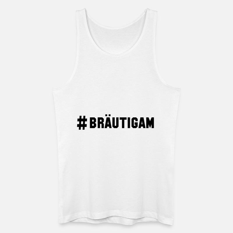 # bräutigam - Männer Bio Tank Top - Weiß