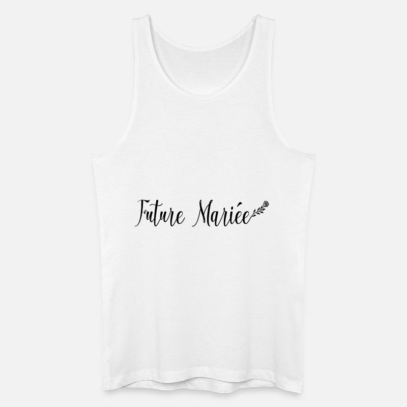future marie - Männer Bio Tank Top - Weiß