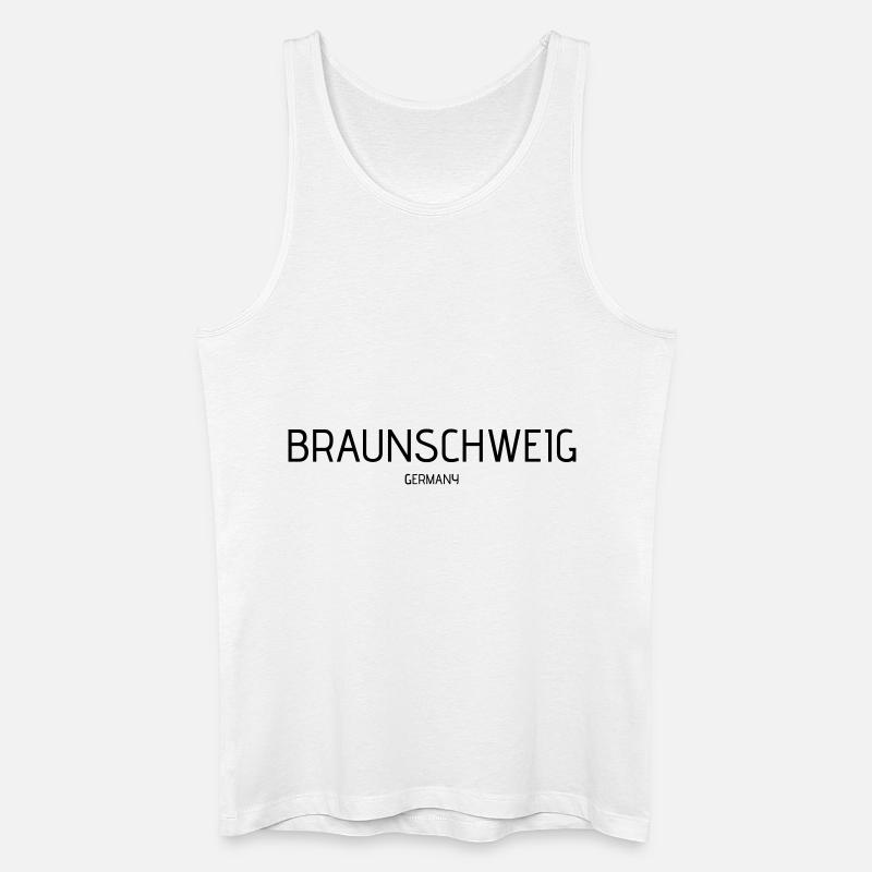 Braunschweig - Männer Bio Tank Top - Weiß